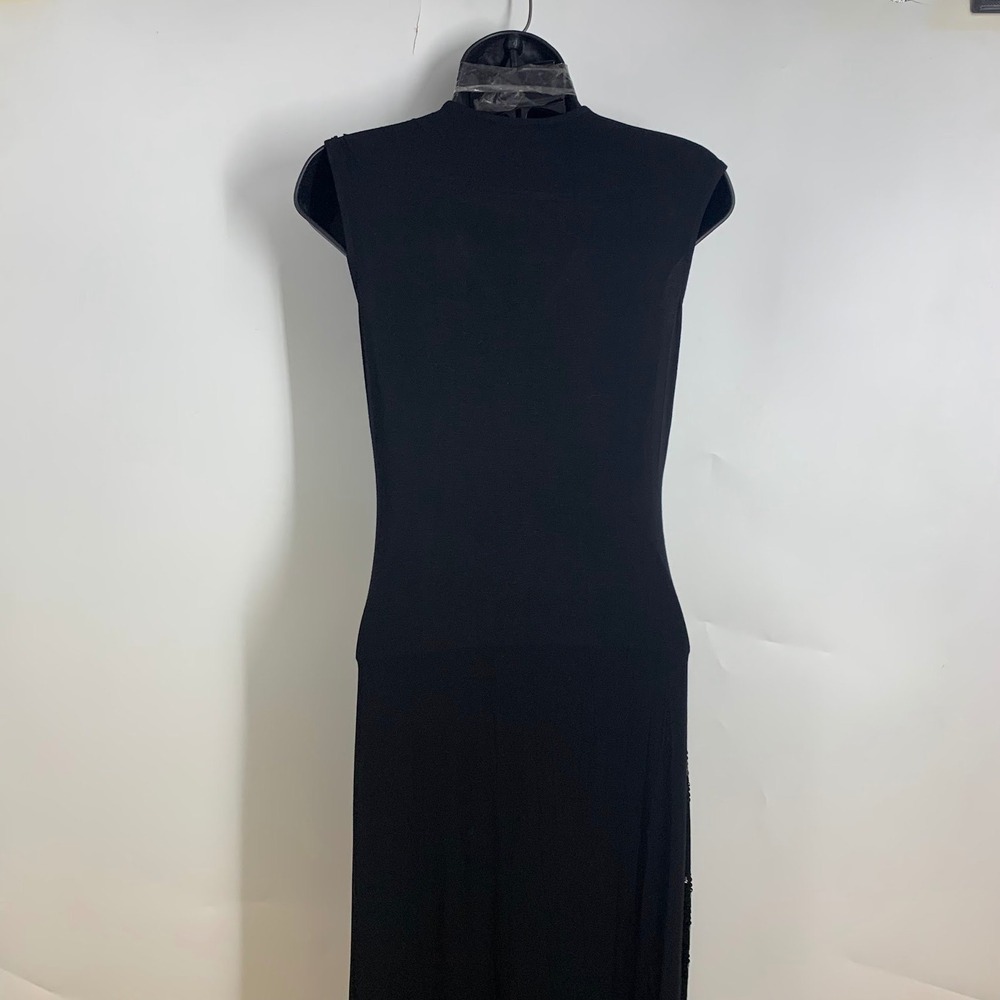 Tommy Bahama Sequin Striped Sleeveless V-Neck Maxi Dress Evening Gown Women SZ S - Picture 4 of 16